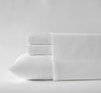 Product photo shot of 250 thread count sheet set in a white background.