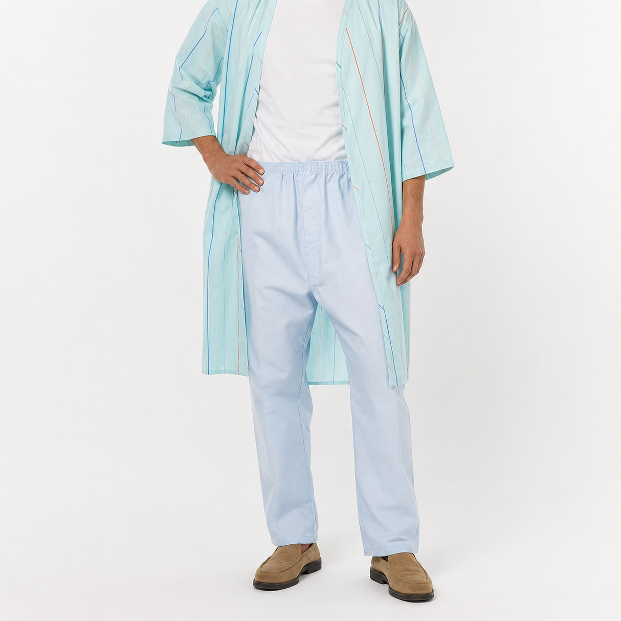 Elastic Waist Pajama Pants