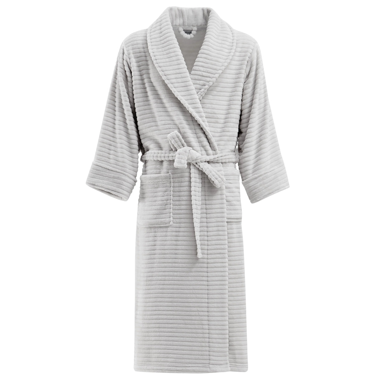 Textured white robe sold in wholesale and bulk order for hotels and spa