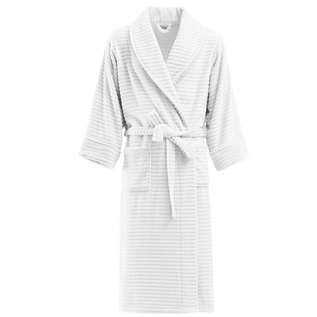 Wholesale bulk sale for hotel supplier of textured white robe for spas