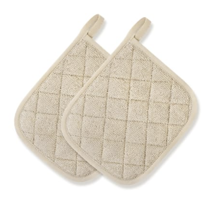 beige pot holder