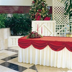 Box Pleat Table Skirts