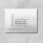 Make-up remover packaging on a gray background