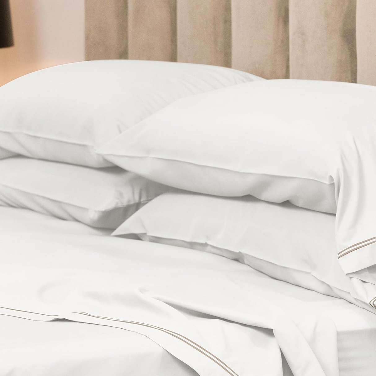 Embroidered Top Sheet & Pillowcases
