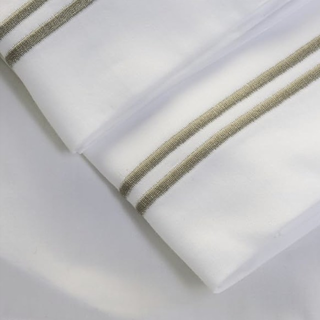 Embroidered Top Sheet & Pillowcases