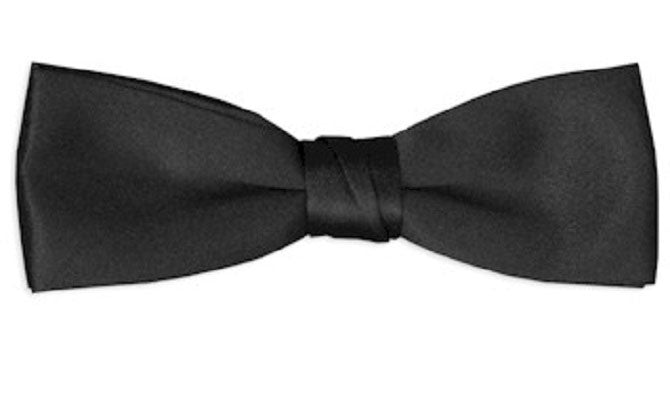 Bow Tie, Black, 1 1/2" Adjustable Band