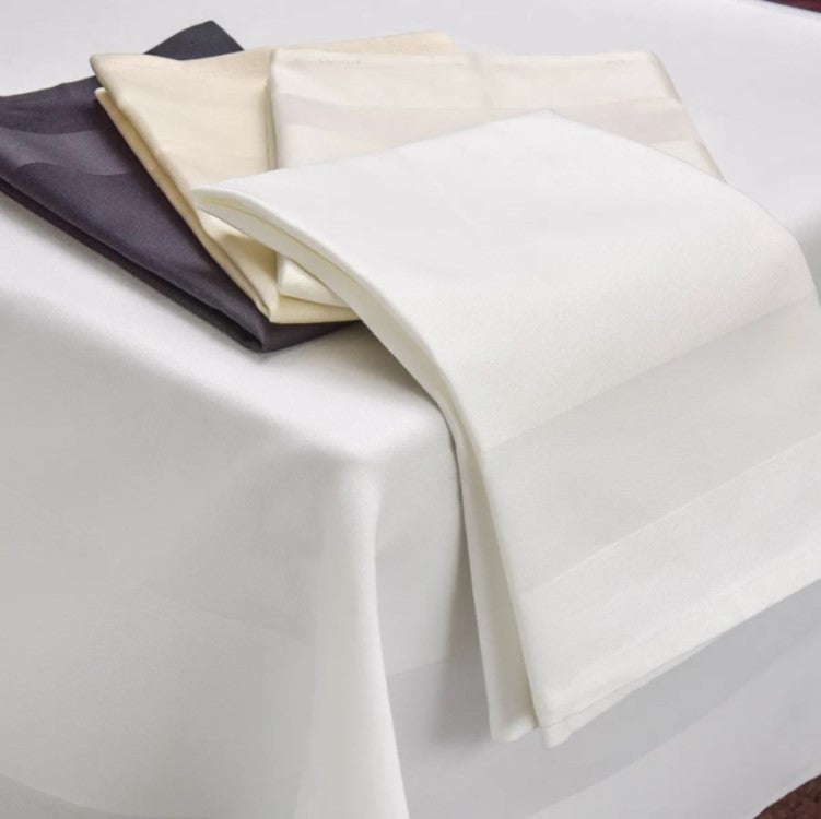 Satin Band Napkin by Garnier-Thiebaut