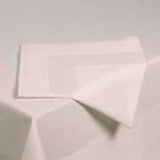 20x20 Napkin Satin Band White