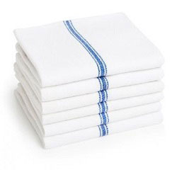 Kitchen Towel Blue Center Stripe