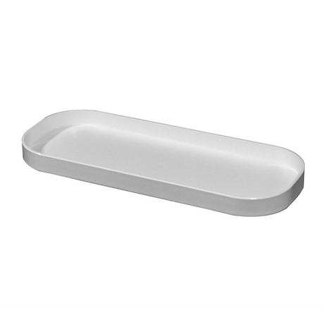 White ceramic sink basin on a white background
