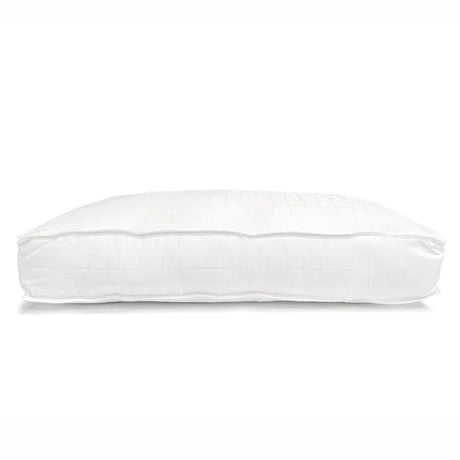 Pictured: The view of the bottom of the Beyond Down Side Sleeper Pillow against a white background.