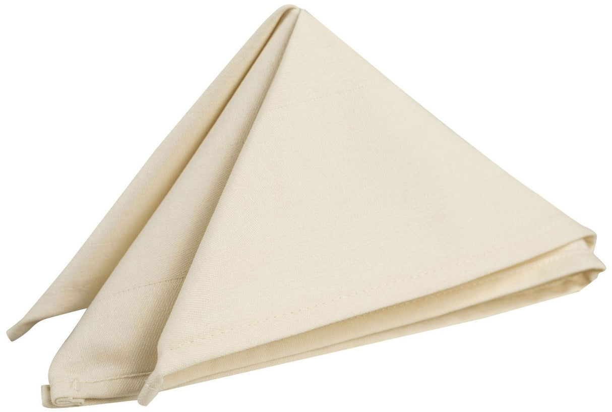 20x20 Napkin Satin Band Canaveral Sand