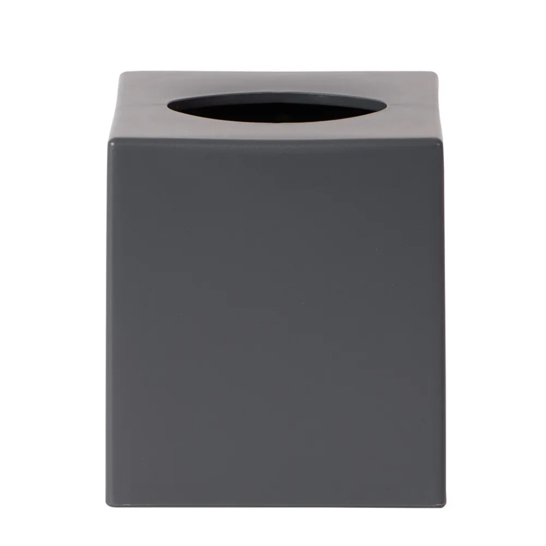 Tissue box cover on white background.