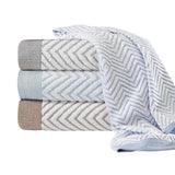 Fibertone Chevron Jacquard Pool Towels