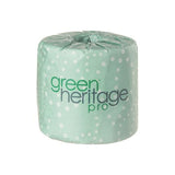 Green wrapped toilet paper by Green Heritage Pro