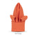 Burnt orange colored polyester napkin for hotels and restaurants.