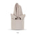Light grey colored polyester napkin for hotels and restaurants.