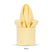 Pastel yellow colored polyester napkin for hotels and restaurants.