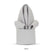 Silver colored polyester napkin for hotels and restaurants.