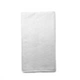 White towel on a white background