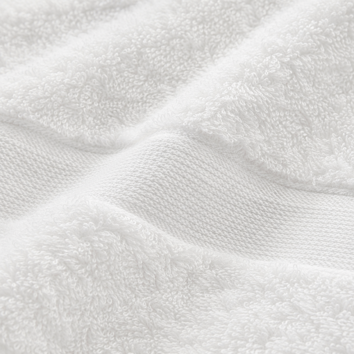 Close-up of white fabric texture