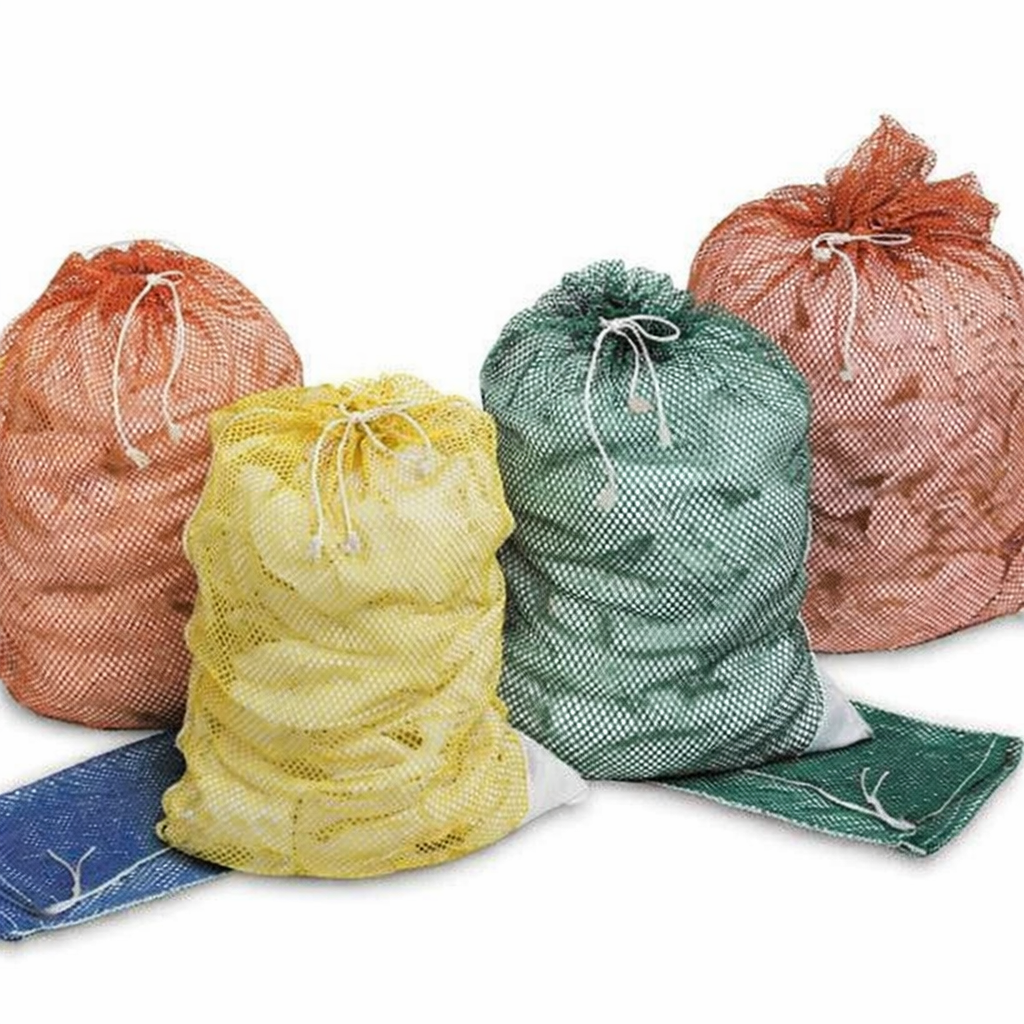 Heavy Duty Mesh Laundry Bag with ID Tag