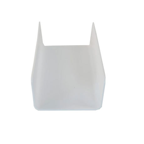 White tank top with thin straps on a white background