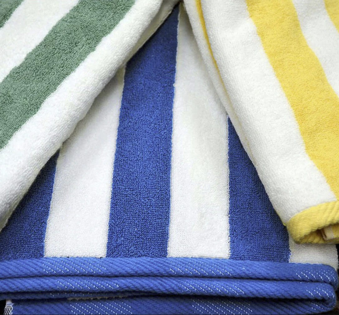 Oxford Cabana Stripe Pool Towels