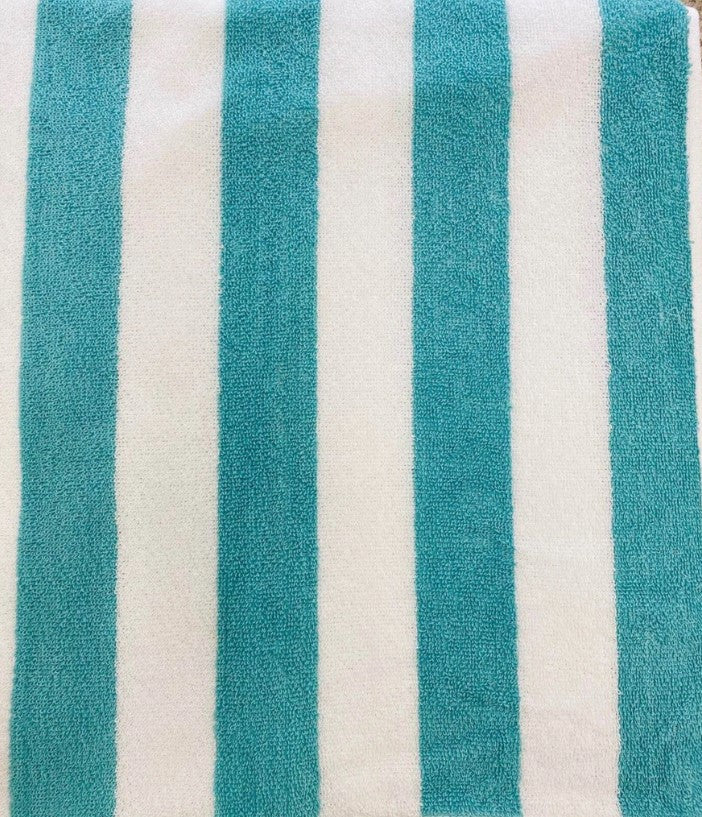 Oxford Cabana Stripe Pool Towels by Ganesh Mills