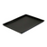 Black baking tray on a white background