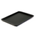 Black baking tray on a white background