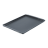 Rectangular baking tray on a white background