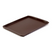 Brown baking tray on a white background