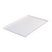 White rectangular tray on a white background