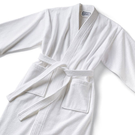 Bathrobe, Basic Kimono, 48 Length, 100% Cotton Terry, 12 oz.