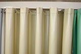 Forester' 8 gauge Vinyl Shower Curtain 72X72"- Beige