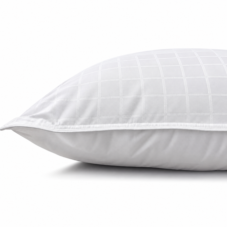 Pictured: Side view of the Beyond Down Pillow 