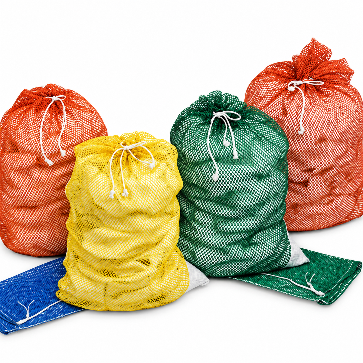 Heavy Duty Mesh Laundry Bag with ID Tag