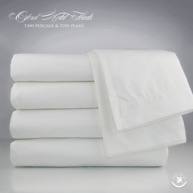 white bed sheets