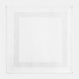 Pictured: Square white napkin with a satin band acting as a border in the middle. This napkin is laid out against a white background.